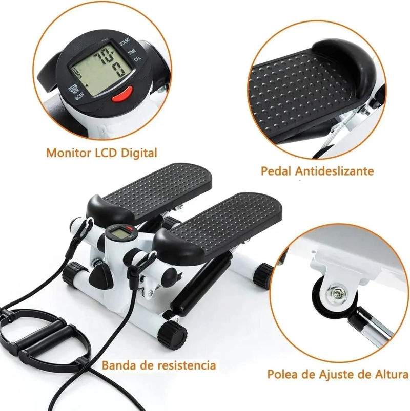 MAQUINA ESCALADORA STEPPER PARA EJERCICIOS DE FITNESS Y GIMNASIO - 2