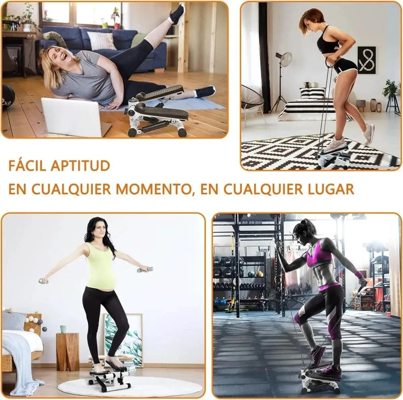 MAQUINA ESCALADORA STEPPER PARA EJERCICIOS DE FITNESS Y GIMNASIO - 3