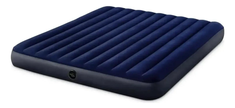 COLCHON INFLABLE GIGANTE 137X191X25 CM CON TECNOLOGIA DURA-BEAM COLOR AZUL - 2