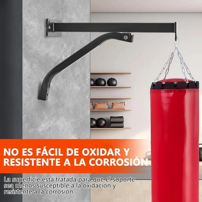 SOPORTE RESISTENTE PARA SACO DE BOXEO COLGANTE HASTA 100 KG - 4