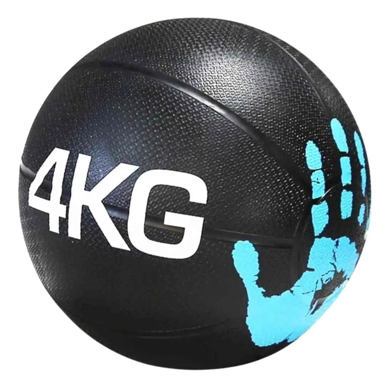 BALON MEDICINAL DE 4 KG CON REBOTE PARA ENTRENAMIENTO FUNCIONAL Y FUERZA - 4