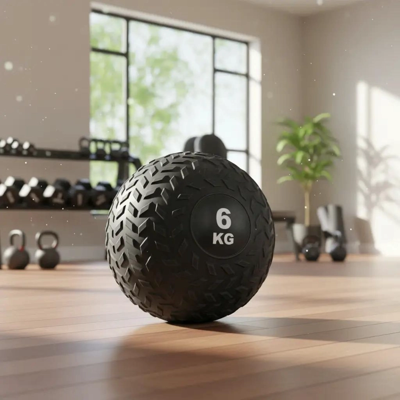 BALON MEDICINAL DE 6 KG PARA ENTRENAMIENTO FUNCIONAL Y FUERZA - 1