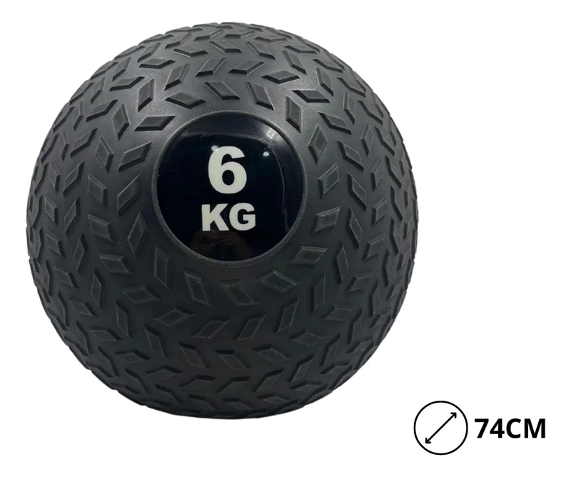 BALON MEDICINAL DE 6 KG PARA ENTRENAMIENTO FUNCIONAL Y FUERZA - 2