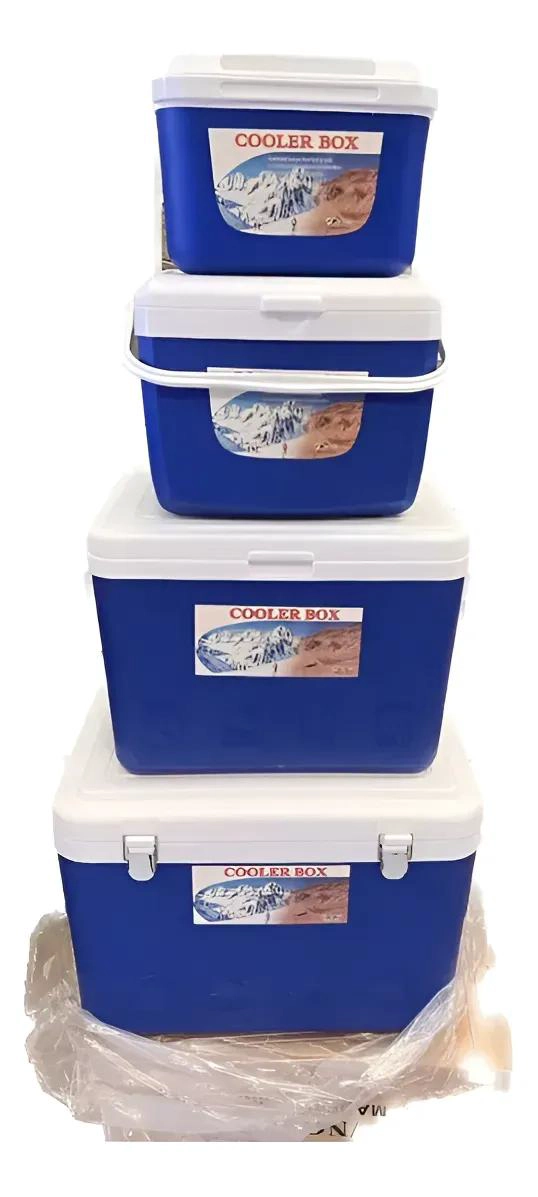 SET DE 4 NEVERAS PORTATILES PARA ENFRIAMIENTO EN PICNIC Y EXTERIORES - 1