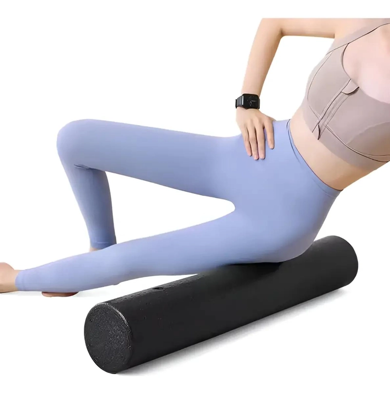 RODILLO DE PILATES Y YOGA PARA MASAJE Y EJERCICIO CON SUPERFICIE LISA - 1