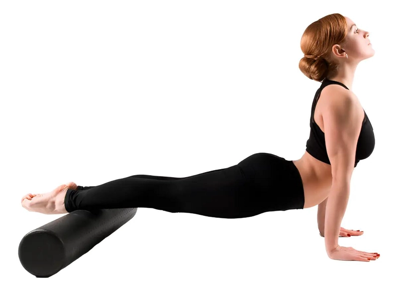 RODILLO DE PILATES Y YOGA PARA MASAJE Y EJERCICIO CON SUPERFICIE LISA - 4