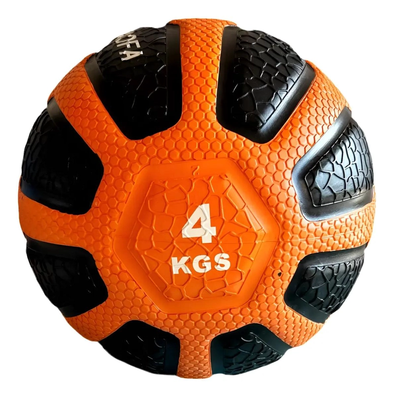 BALON MEDICINAL CON BOTE PARA EJERCICIOS DE 4 KILOGRAMOS - 1