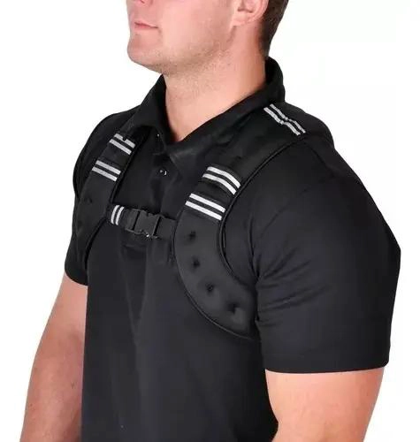 CHALECO DE PESO AJUSTABLE PARA ENTRENAMIENTO FITNESS Y CROSSFIT 10 KG - 4