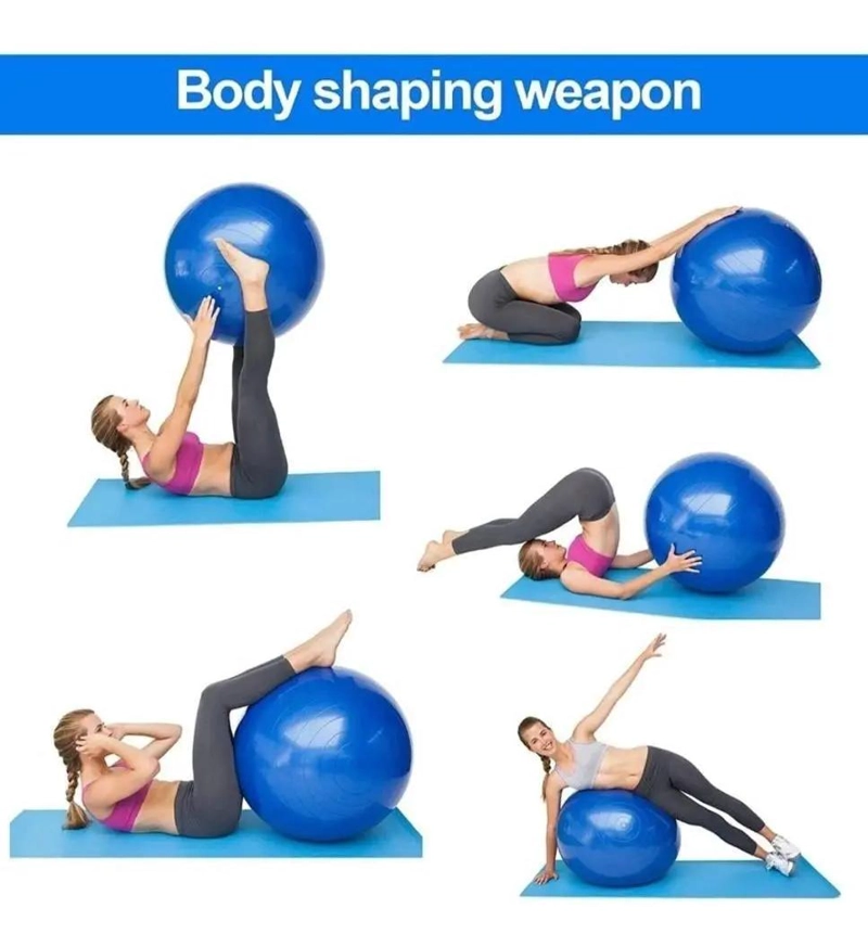 PELOTA DE EJERCICIO PARA YOGA PILATES Y ENTRENAMIENTO 65 CM - 3