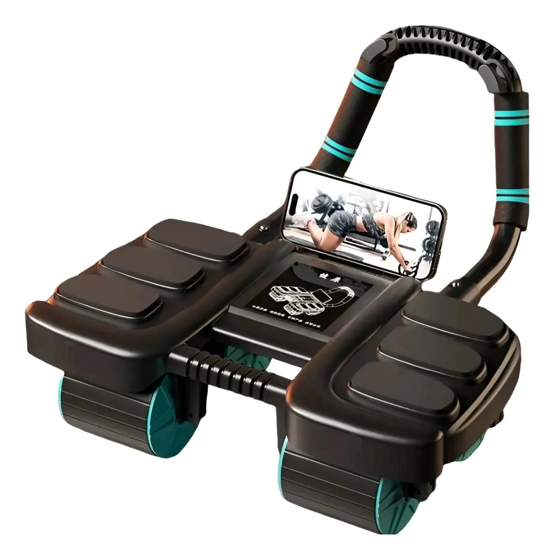 GENÉRICO RODILLO PARA EJERCICIO ABDOMINAL CON 4 SOPORTES Y REBOTE AUTOMATICO