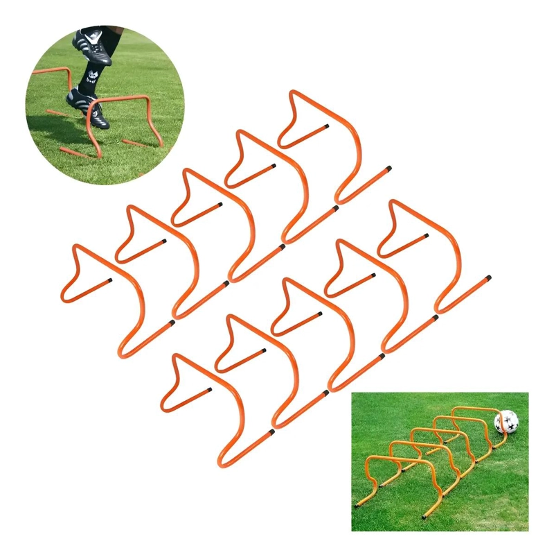 SET DE 10 VALLAS DE ENTRENAMIENTO DE 30 CM PARA EJERCICIOS - 1