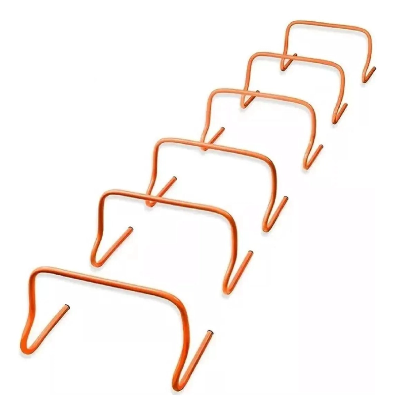 SET DE 10 VALLAS DE ENTRENAMIENTO DE 30 CM PARA EJERCICIOS - 4