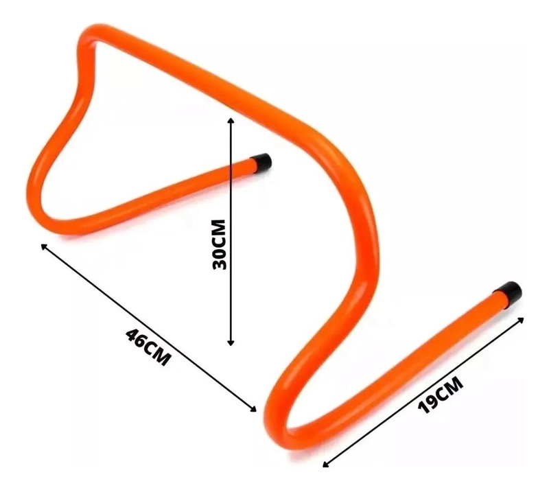 SET DE 10 VALLAS DE ENTRENAMIENTO DE 30 CM PARA EJERCICIOS - 5