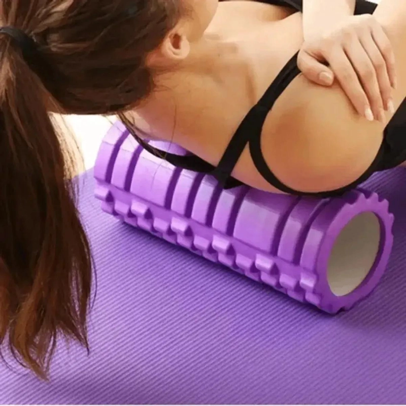 RODILLO DE RESINA PARA YOGA Y MASAJE MUSCULAR DE 45 CM - 5