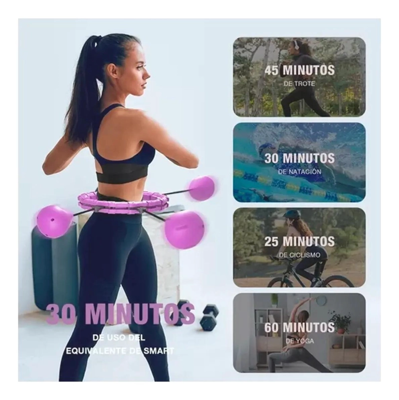 ARO PARA EJERCICIO Y GIMNASIA CON TAMAÑO AJUSTABLE PARA ENTRENAMIENTO - 1