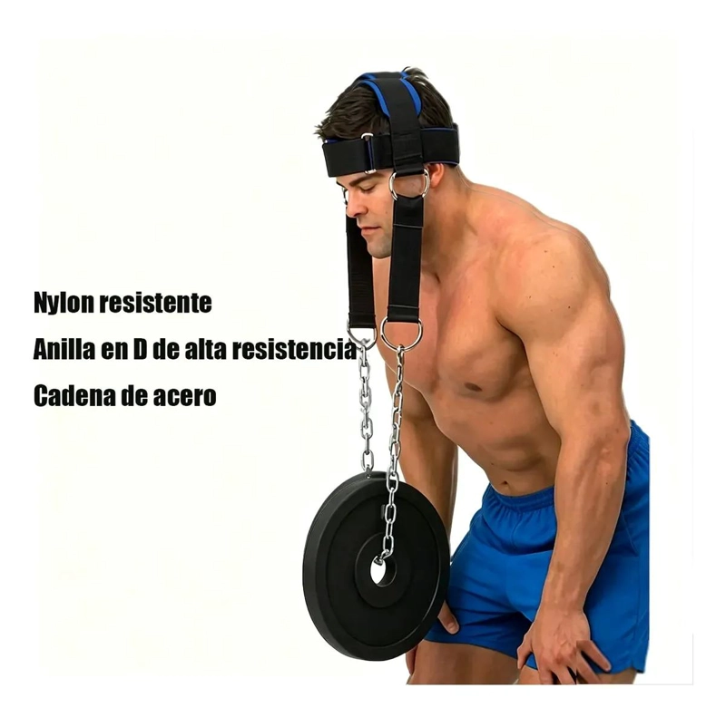GORRO CON ARNE S PARA SOPORTE CERVICAL EN LEVANTAMIENTO DE PESAS - 4
