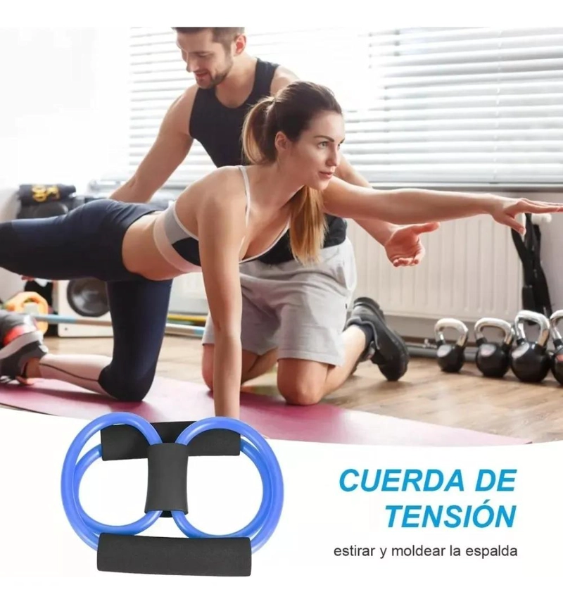 SET DE 7 RUEDAS PARA EJERCICIOS ABDOMINALES EN COLOR AZUL - 3