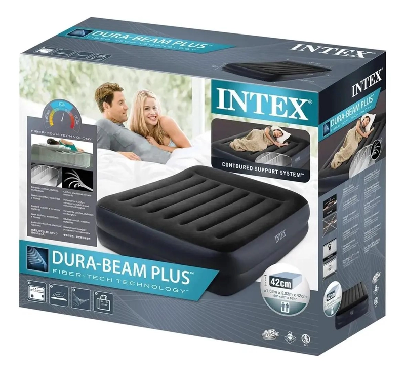 COLCHON QUEEN PILLOW CON TECNOLOGIA FIBER-TECH Y DISEÑO BIP - 5