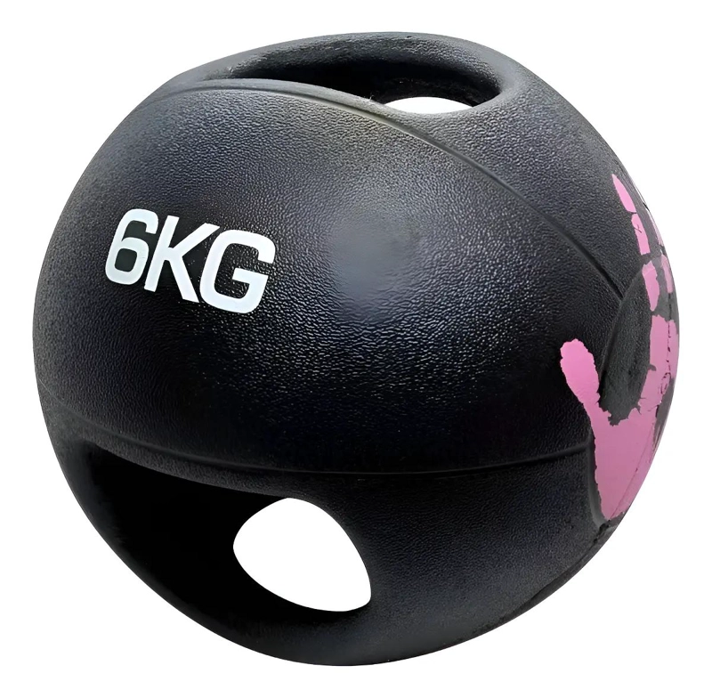 BALON MEDICINAL CON DOBLE AGARRE PARA ENTRENAMIENTO DE 6 KILOGRAMOS - 1