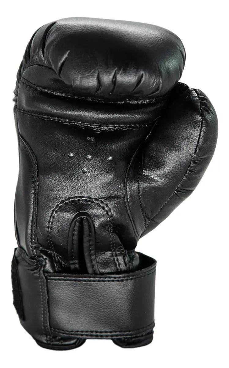 GUANTES DE BOXEO PARA NIÑOS 4 ONZAS CON CIERRE DE VELCRO NEGRO - 1