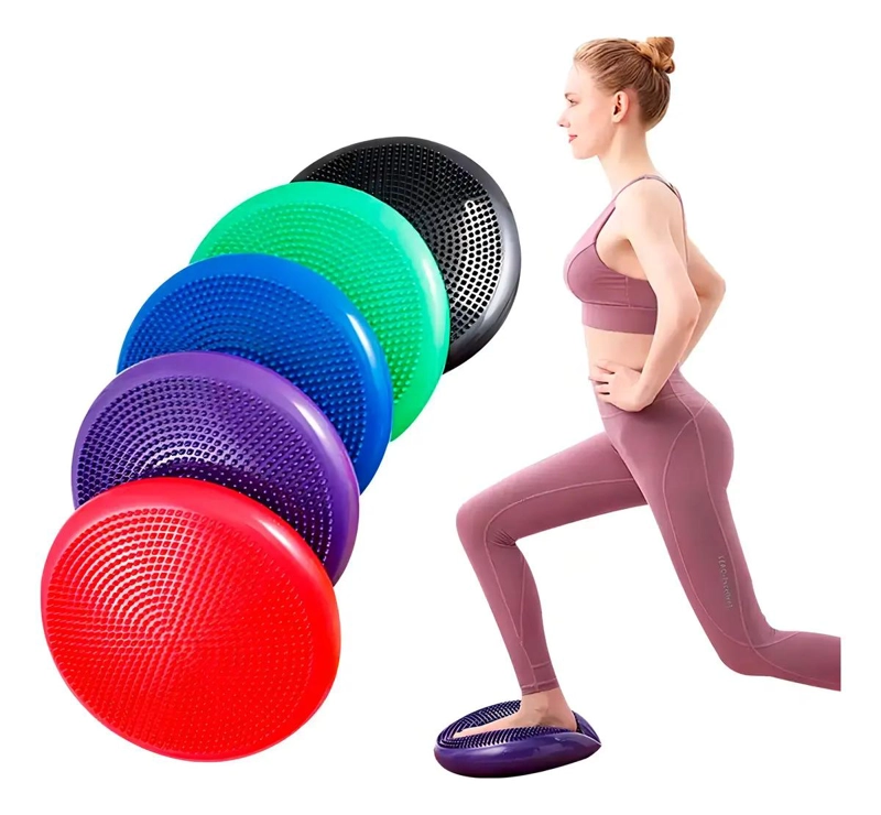 MEDIA ESFERA DE EQUILIBRIO DE 33 CM CON SUPERFICIE ANTIDESLIZANTE AZUL - 2