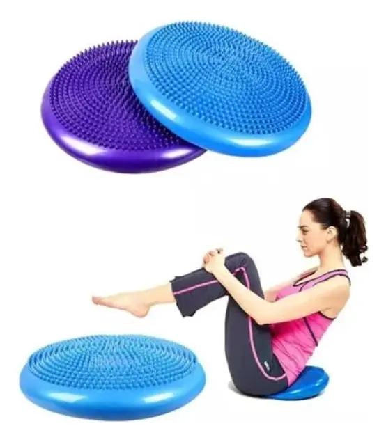 MEDIA ESFERA DE EQUILIBRIO DE 33 CM CON SUPERFICIE ANTIDESLIZANTE AZUL - 4