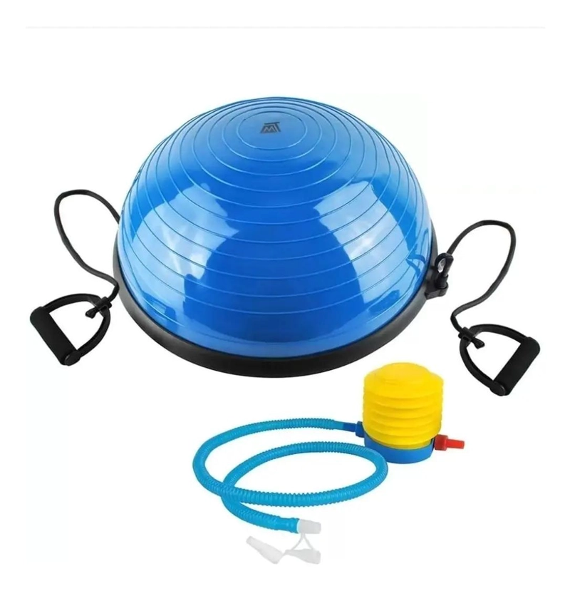 BALON BOSU PARA EJERCICIOS DE YOGA Y RESISTENCIA SEMIESFE RICO - 1