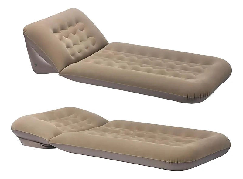 COLCHON INFLABLE AJUSTABLE PARA ACAMPAR EN EXTERIORES CON INFLADOR INTEGRADO - 1