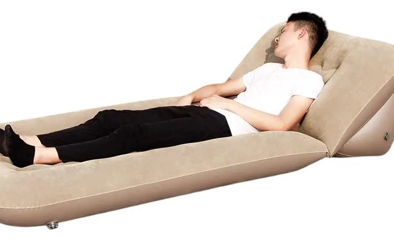 COLCHON INFLABLE AJUSTABLE PARA ACAMPAR EN EXTERIORES CON INFLADOR INTEGRADO - 2