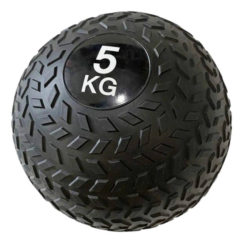 BALON MEDICINAL DE 5 KG PARA ENTRENAMIENTO MUSCULAR Y RESISTENCIA - 3