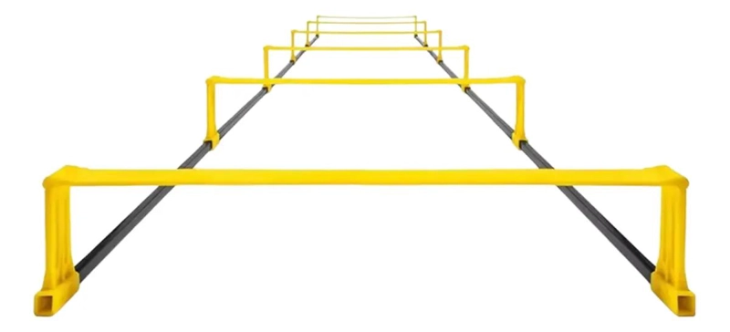 ESCALERA DE COORDINACION DEPORTIVA DE 2.15 METROS CON 6 PELDAÑOS AMARILLOS - 4