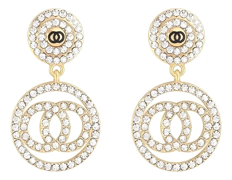 AROS DORADOS MODERNOS CON DISEÑO ELEGANTE Y ACABADO BRILLANTE - 1