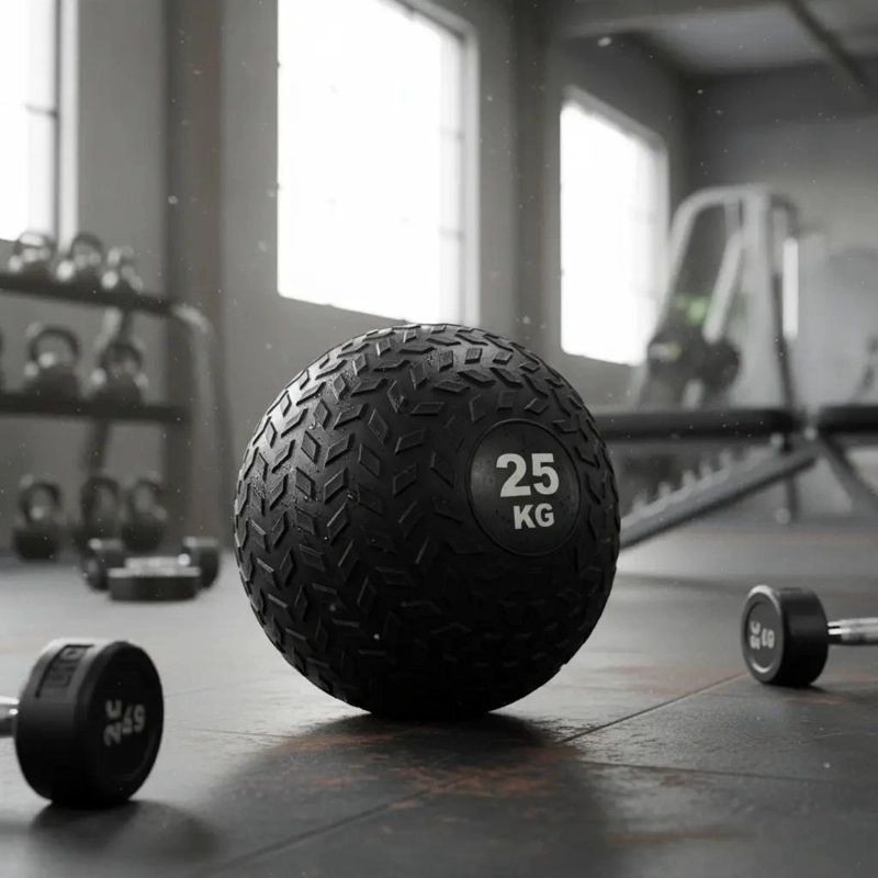 BALON MEDICINAL DE 25 KG PARA ENTRENAMIENTO FISICO Y REHABILITACION - 1