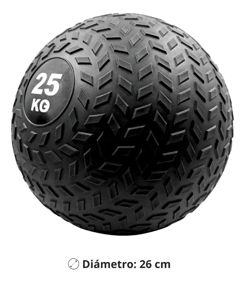 BALON MEDICINAL DE 25 KG PARA ENTRENAMIENTO FISICO Y REHABILITACION - 2