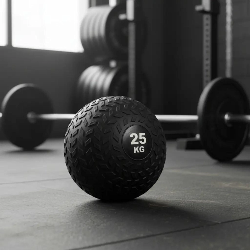 BALON MEDICINAL DE 25 KG PARA ENTRENAMIENTO FISICO Y REHABILITACION - 5