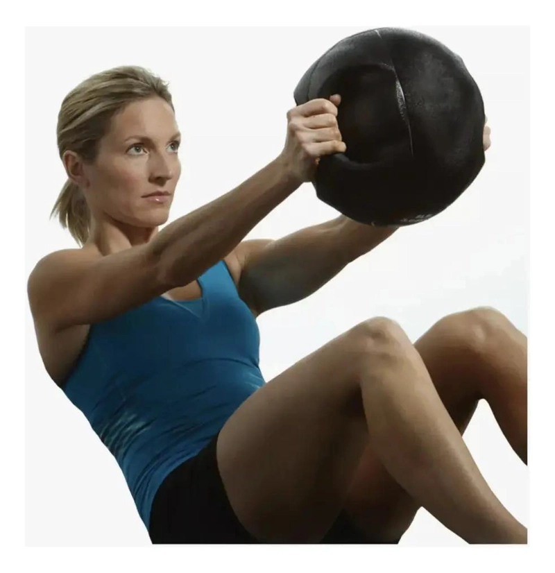 BALON MEDICINAL CON DOBLE AGARRE PARA ENTRENAMIENTO DE 10 KILOGRAMOS - 3