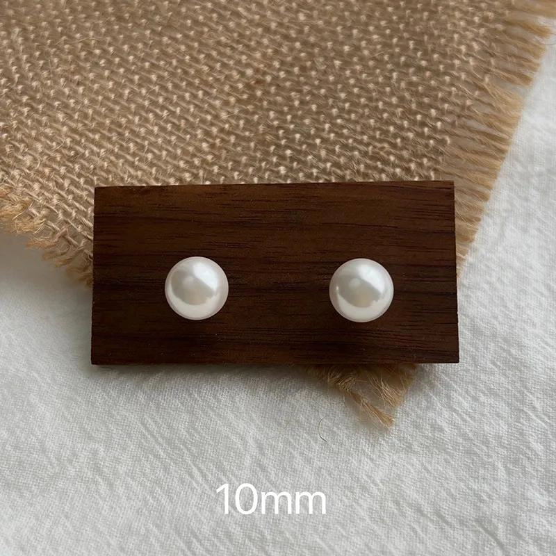 AROS PARA DAMA CON PERLA CULTIVADA BLANCA DE 10MM EN PLATA ITALIANA LEY 925 - 2