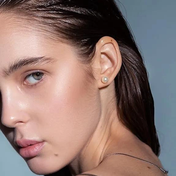 AROS PARA DAMA CON PERLA CULTIVADA BLANCA DE 10MM EN PLATA ITALIANA LEY 925 - 4