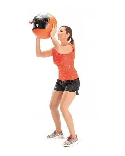 BALON MEDICINAL DE 10 KG PARA ENTRENAMIENTO FUNCIONAL Y FUERZA - 1