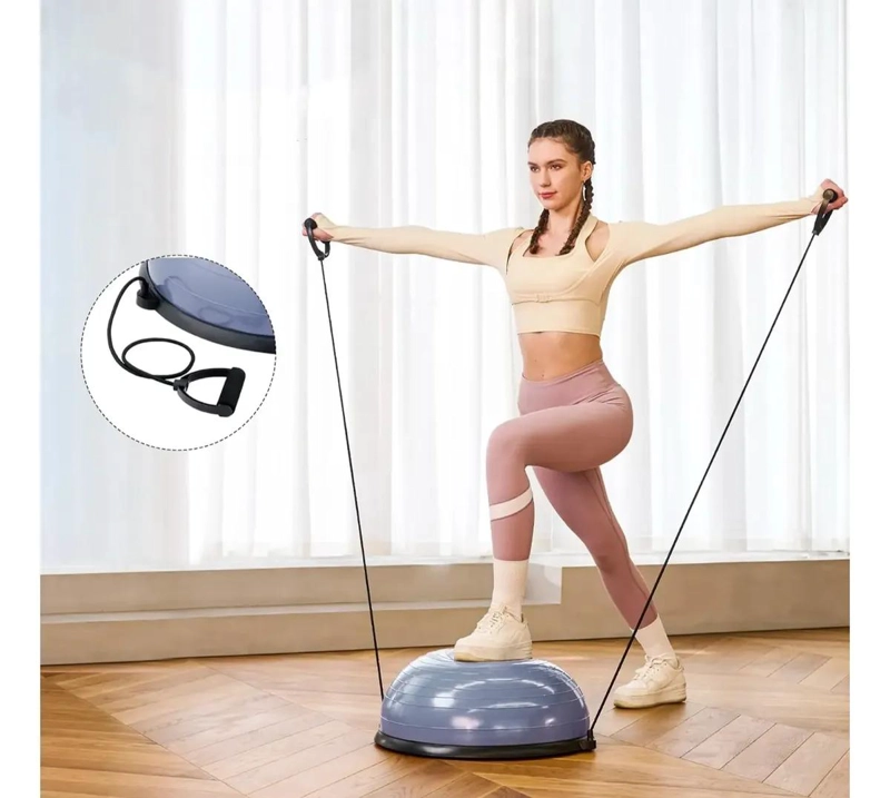 PELOTA DE EQUILIBRIO CON ASA 60 CM EN COLORES VARIADOS PARA EJERCICIO - 4
