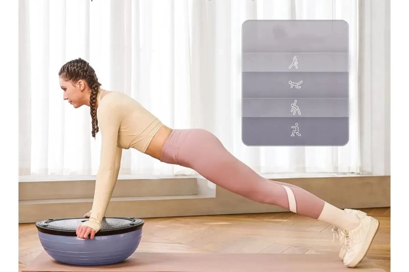 PELOTA DE EQUILIBRIO CON ASA 60 CM EN COLORES VARIADOS PARA EJERCICIO - 5