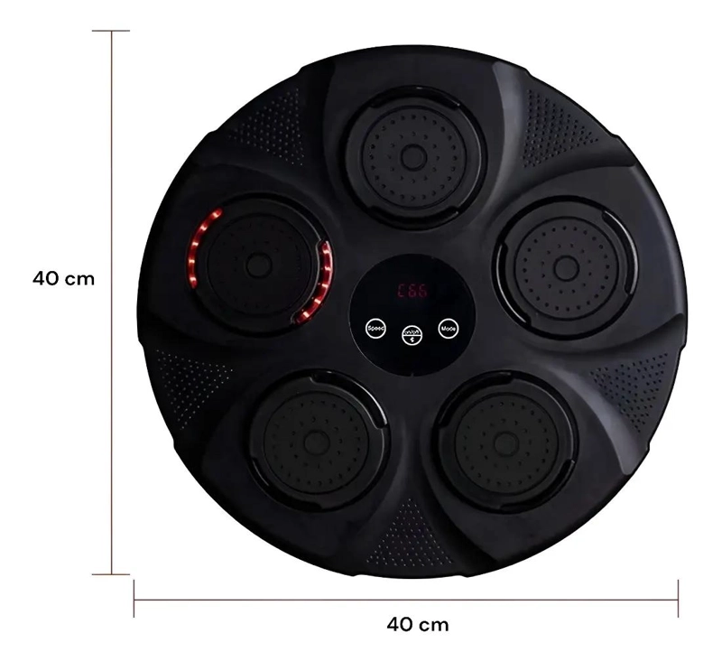 MAQUINA DE BOXEO CON SOPORTE PARA PARED Y FUNCION MUSICAL PARA ENTRENAMIENTO - 4