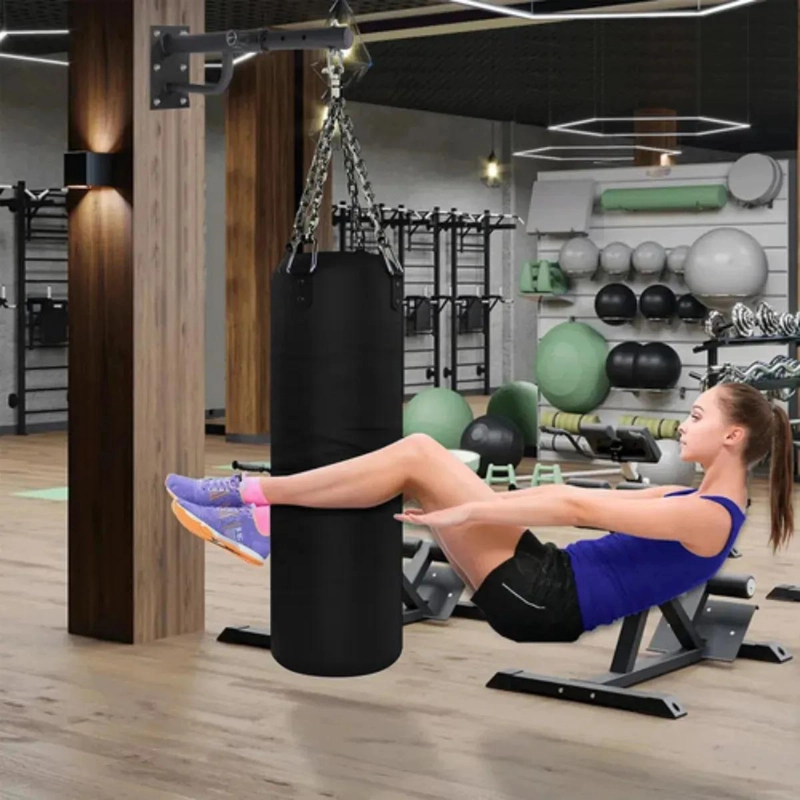 BASE SOPORTE REFORZADO PARA COSTAL DE BOXEO CON BARRA PARA HAMACA - 5