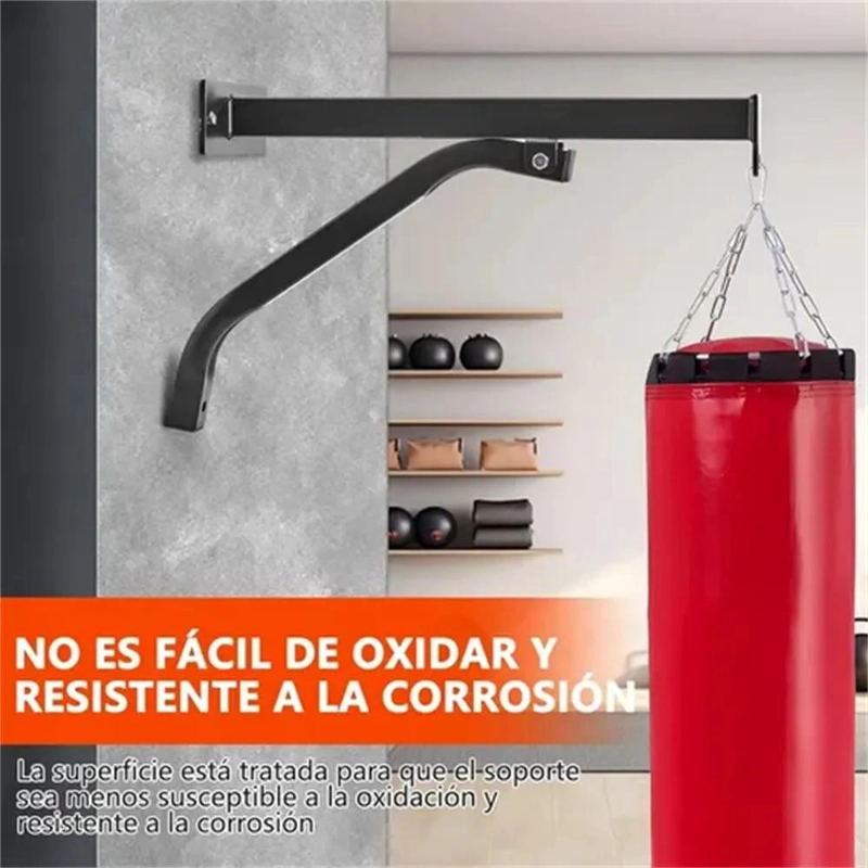 SOPORTE RESISTENTE PARA SACO DE BOXEO COLGANTE HASTA 100 KG - 3