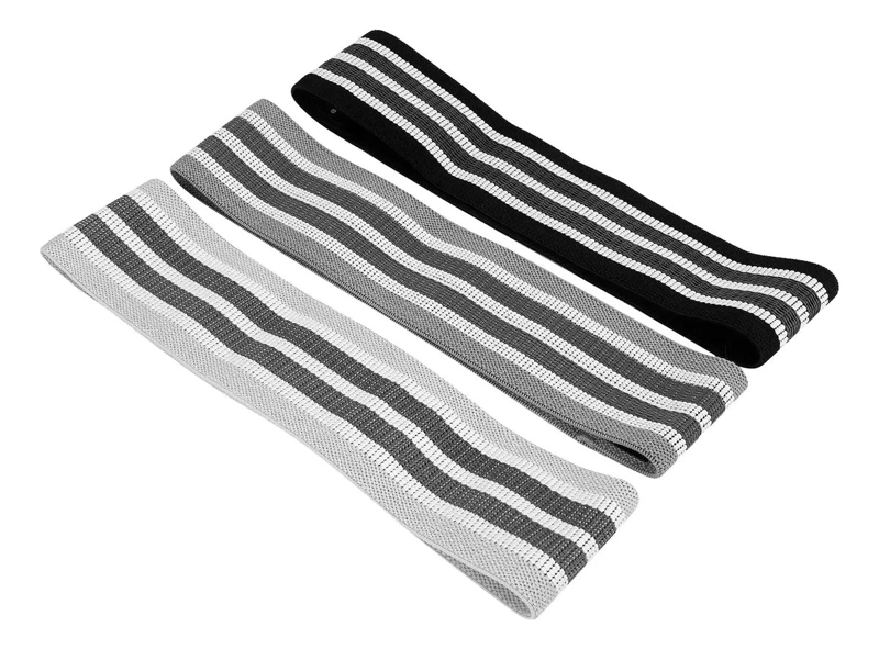 SET DE 3 BANDAS ELASTICAS DE RESISTENCIA PARA EJERCICIO CON BOLSO - 1