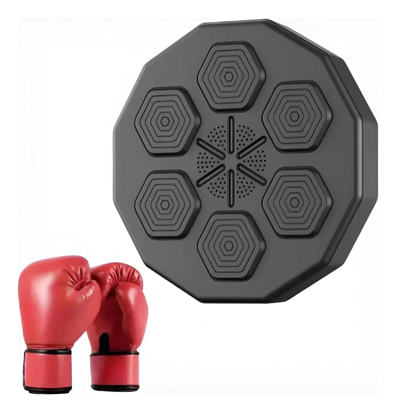 MAQUINA DE BOXEO CON MUSICA Y GUANTE PARA PARED - 1