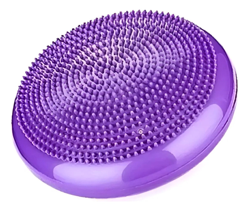 ALMOHADILLA DE BALANCE DE 35 CM DE DIAMETRO COLOR MORADO PARA EJERCICIOS - 1