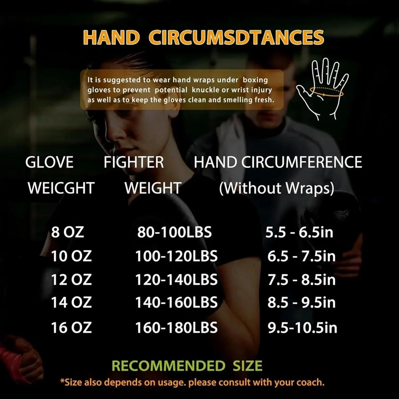 GUANTES DE BOXEO PROFESIONAL CON CIERRE DE VELCRO AJUSTABLE - 4