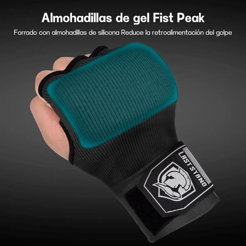 GUANTES DE GEL PARA ENTRENAMIENTO CON VENDAS INTEGRADAS PARA MANOS - 2