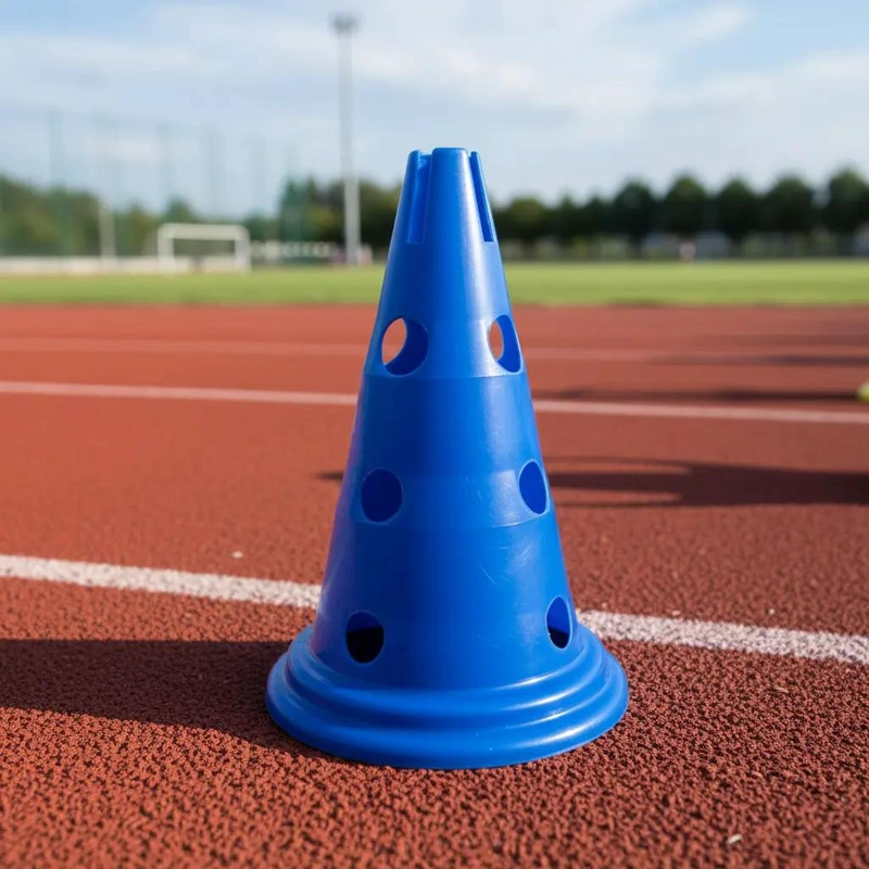 CONOS DE ENTRENAMIENTO DE 32 CM CON ORIFICIO PARA SEÑALIZACION Y TRAFICO - 3